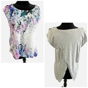 💋3/$20💋 DKNY Jeans Floral Spring Blouse